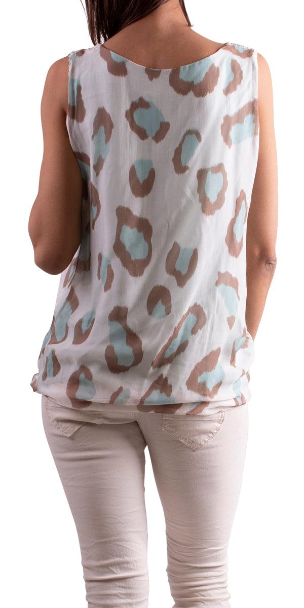 Isola Silk Tank - Gigi Moda - Made in Italy # 