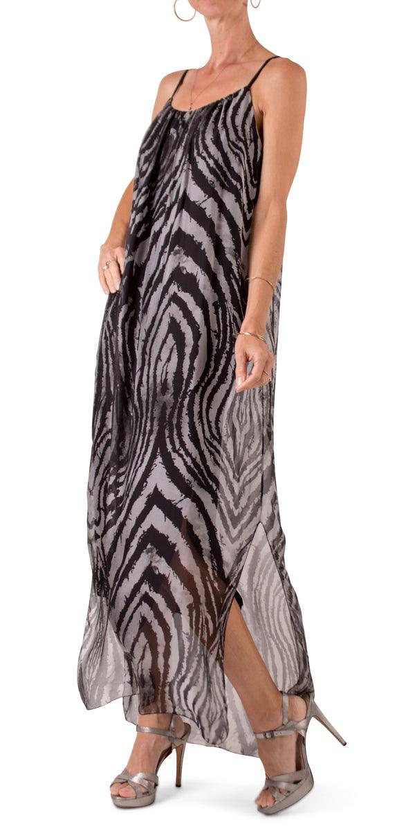 Venus Zebra Dress - Shop Gigi Moda - Made in Italy