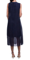 Beatrice Silk Dress - Shop Gigi Moda - Made in Italy