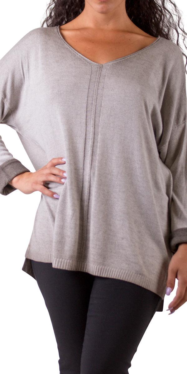 Donna Knit Sweater - Gigi Moda - Made in Italy # casual sweater, fall, Gigi Moda, italian apparel, Italian Sweater, italian top, knit sweater, Made in Italy, new, one size, shopgigimoda, Sweater, womens clothing, womens fashion