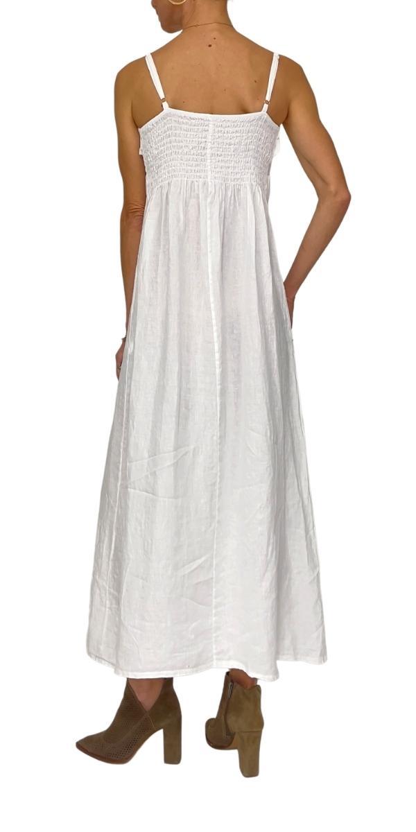 Zora Maxi Dress - Gigi Moda - Made in Italy # 100% Linen, Dress, Linen, Made in Italy, Maxi Dress, Sleeveless