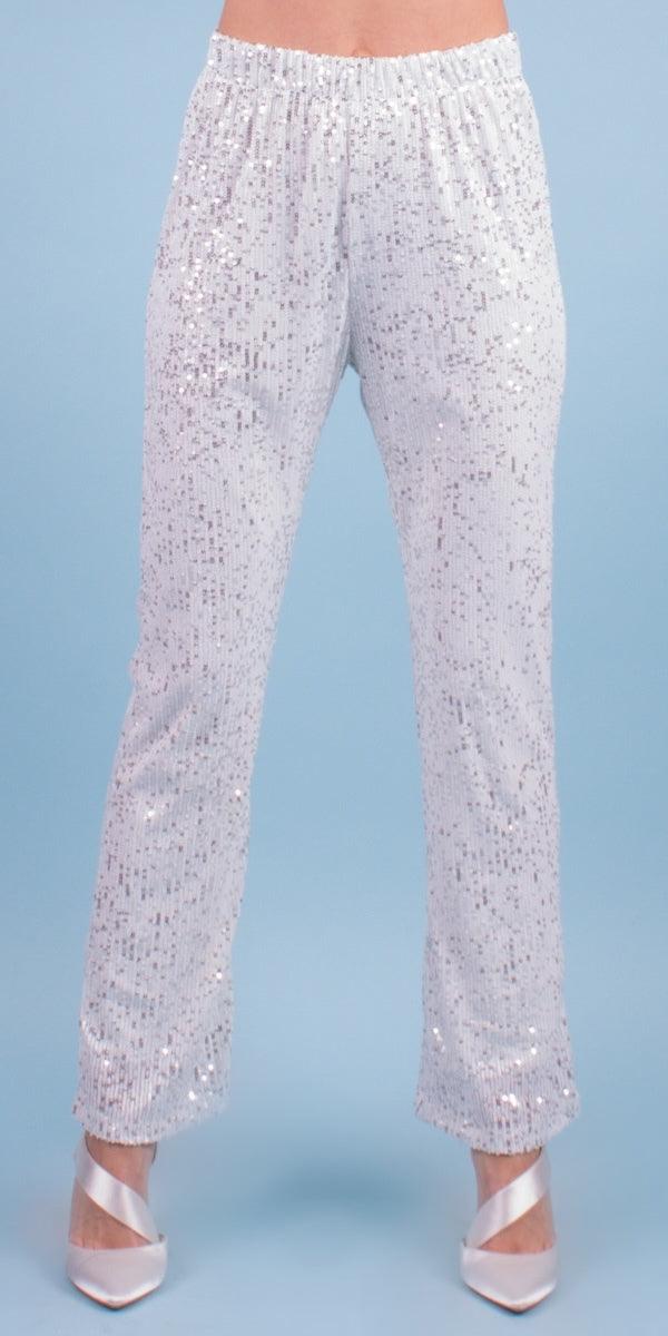 Brillante Sequin Pant - Gigi Moda - Made in Italy # gigi moda, holiday, Made in Italy, Pants, sequin, sequined pants, sparkle
