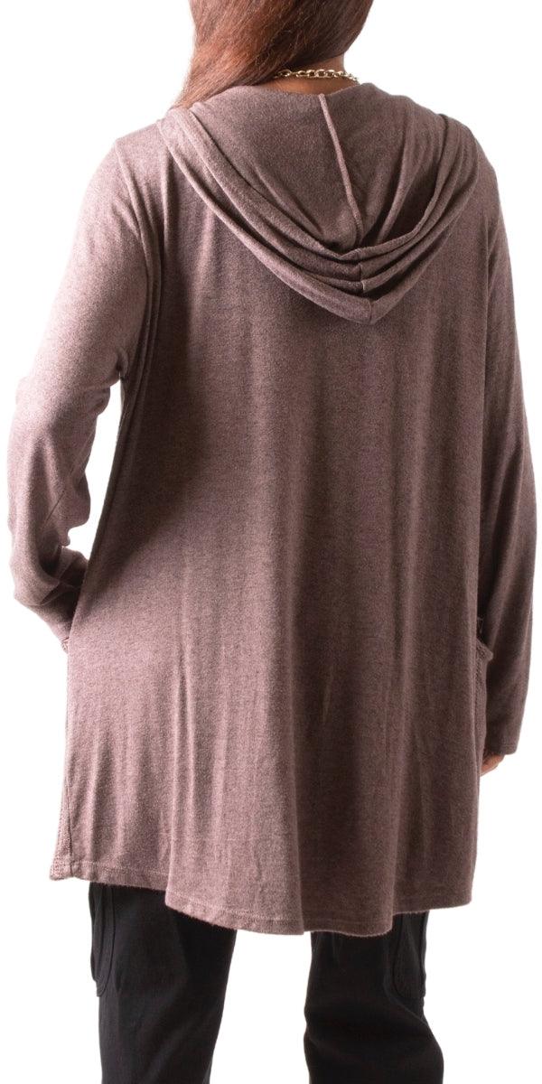 Contessa Knit Cardigan - Gigi Moda - Made in Italy # Cardigan, coats, comforatable fit, Gigi Moda, Hooded Knit, hoodie, Jackets, Knit, Knit Cardigan, knit hoodie, made in italy, shop gigi moda, womans clothing