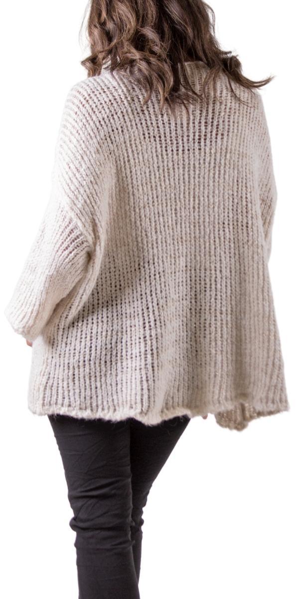 Ampio Knit Sweater - Gigi Moda - Made in Italy # fall, gigi moda, golden flecks, Knit, knit sweater, made in italy, one size, Sweater, winter