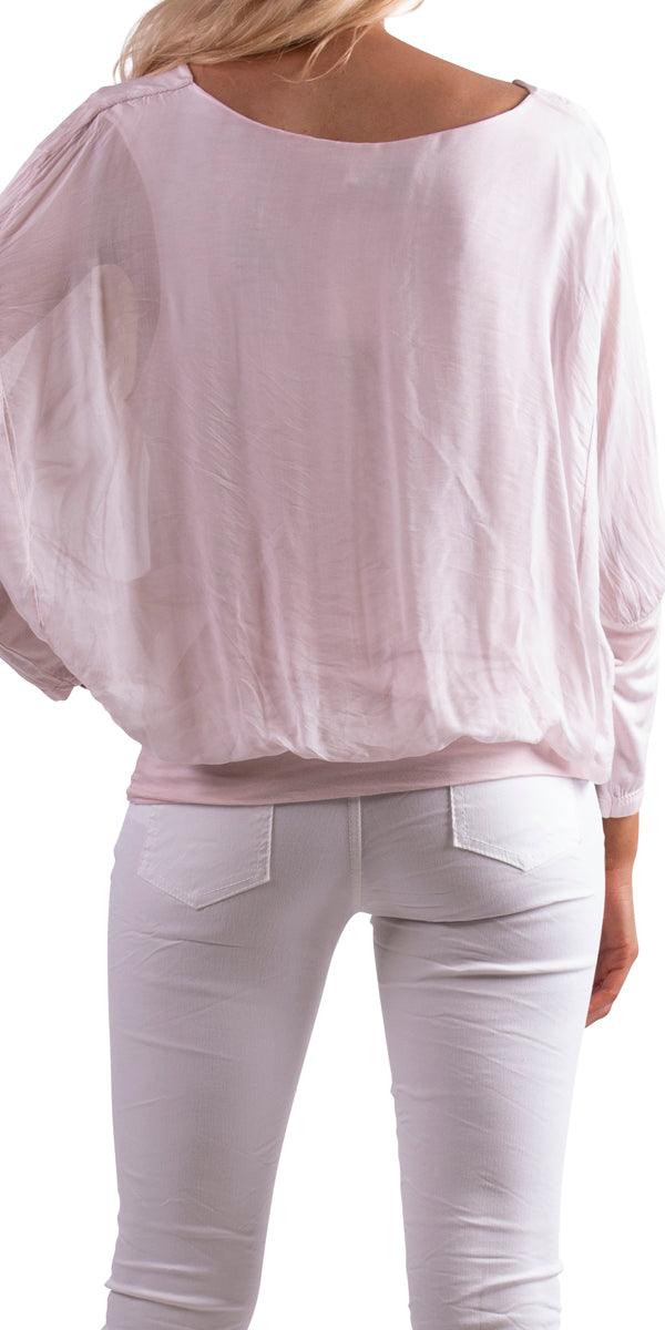 Cavoli Blouse - Gigi Moda - Made in Italy # 100% Silk, Blouse, fall, italian silk, italian top, Made in Italy, Silk, Silk top, Top