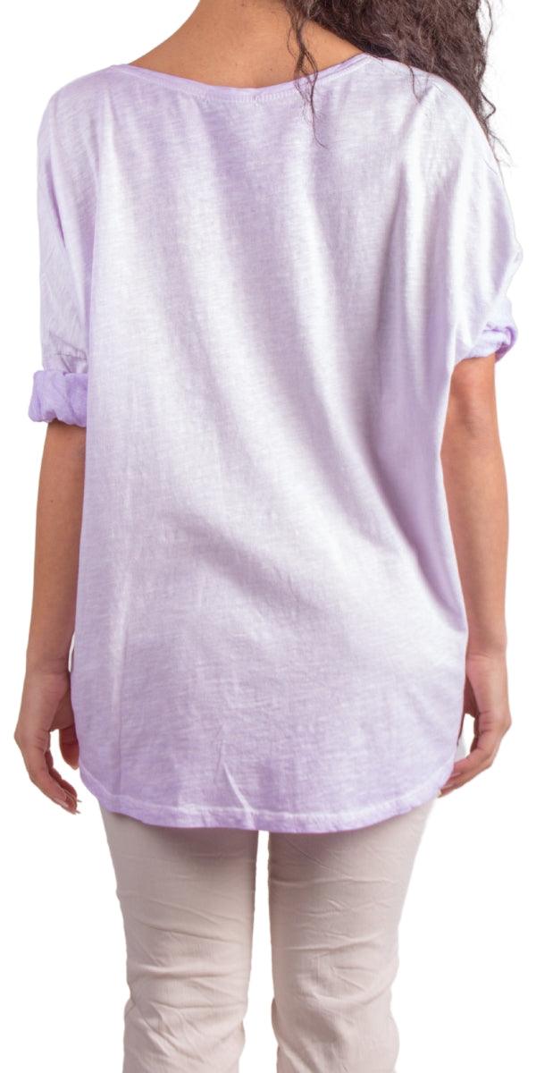 Clio Top - Gigi Moda - Made in Italy # fall, faux suede, Gigi Moda, gigi moda. made in italy, italian top, long sleeves, metallic, shop gigi moda, sweater, Top, V Neck, v-neck top