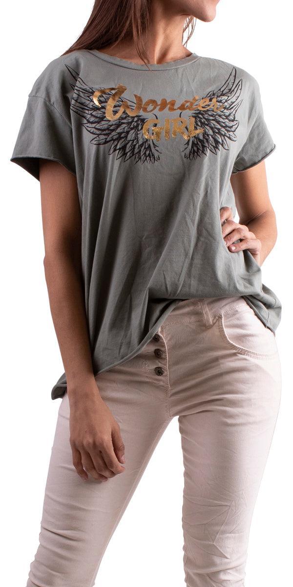 Wonder Girl T-Shirt - Gigi Moda - Made in Italy # 
