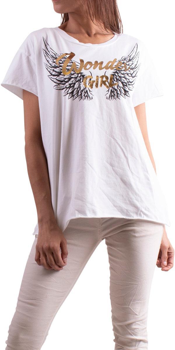 Wonder Girl T-Shirt - Gigi Moda - Made in Italy # 