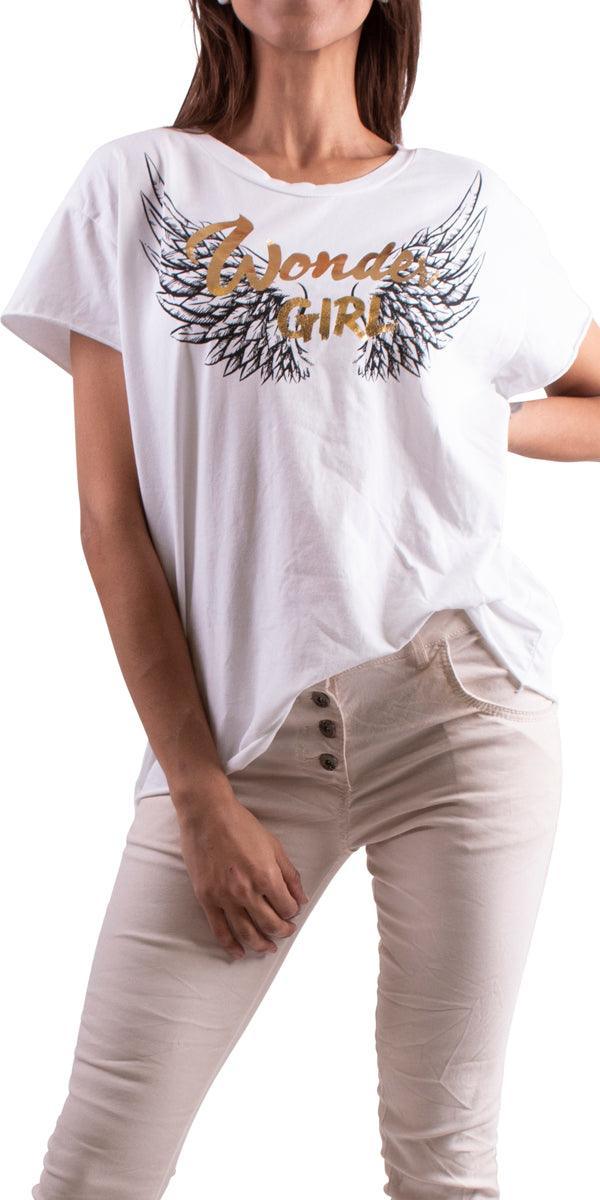 Wonder Girl T-Shirt - Gigi Moda - Made in Italy # 