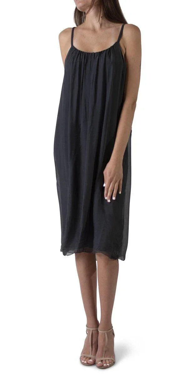 Jappy Silk Dress - Gigi Moda Jappy Silk Dress - Gigi Moda