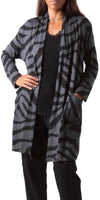 Zebra Knit Cardigan