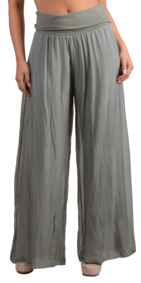 Aspen Pant - Gigi Moda - Made in Italy # 9992, Balloon Hem, balloon pants, feminine, flowy, Gigi Moda, Made in Italy, palazzo, resort, resort wear, spring, summer, woman, women clothes