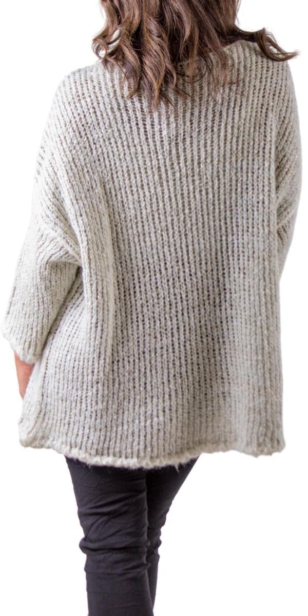 Ampio Knit Sweater - Gigi Moda - Made in Italy # fall, gigi moda, golden flecks, Knit, knit sweater, made in italy, one size, Sweater, winter