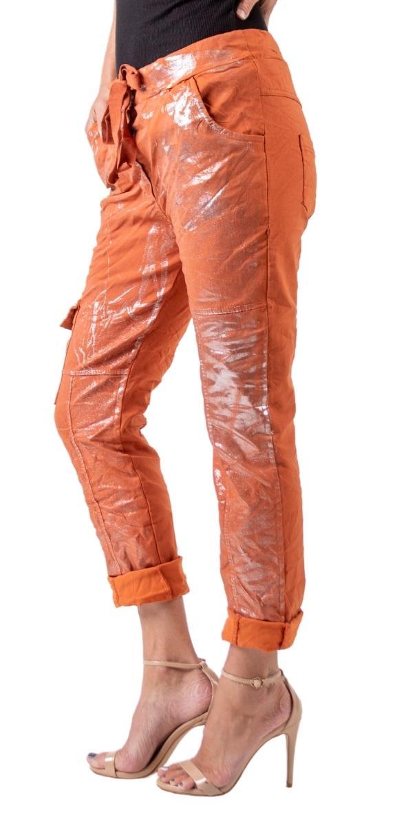 Umbria Cotton Pant - Gigi Moda - Made in Italy # casual, comforatable fit, comfortable, comfy, Cotton, cropped pants, drawstring, drawstring pant, fall, fashion, Gigi Moda, gigimoda, glitter, italian, Made in Italy, new, OS, Pants, pockets, spring, summer