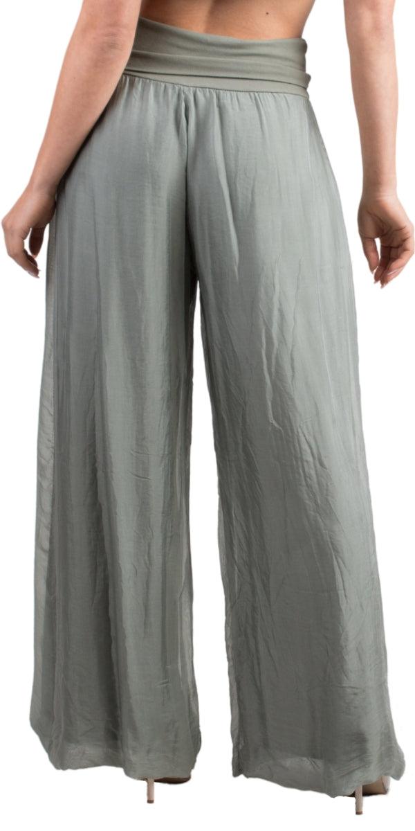 Aspen Pant - Gigi Moda - Made in Italy # 9992, Balloon Hem, balloon pants, feminine, flowy, Gigi Moda, Made in Italy, palazzo, resort, resort wear, spring, summer, woman, women clothes