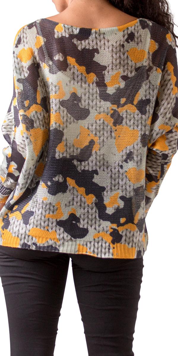 Donatella "Girl Gang" Sweater - Gigi Moda - Made in Italy # Blouse, comfortable, comfortable fit, Cozy, Gigi Moda, Italian Clothing, italian top, Long Sleeve, Made in Italy, Sleeves, Sweater, Top, washable, womens clothing, Womens Tops