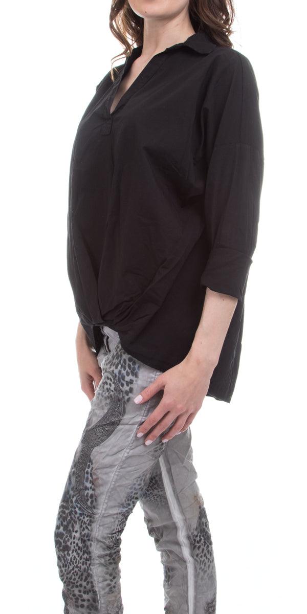 Zelya Blouse - Gigi Moda - Made in Italy # Blouse, Cotton, Gigi Moda, italian top, Made in Italy, OS, Top