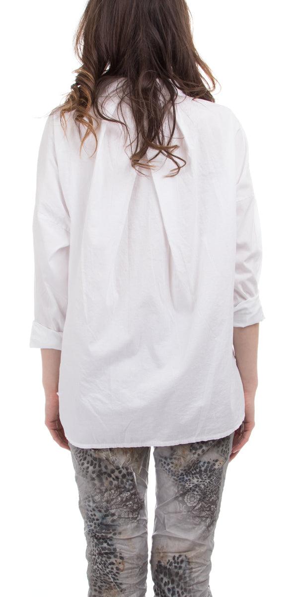 Zelya Blouse - Gigi Moda - Made in Italy # Blouse, Cotton, Gigi Moda, italian top, Made in Italy, OS, Top