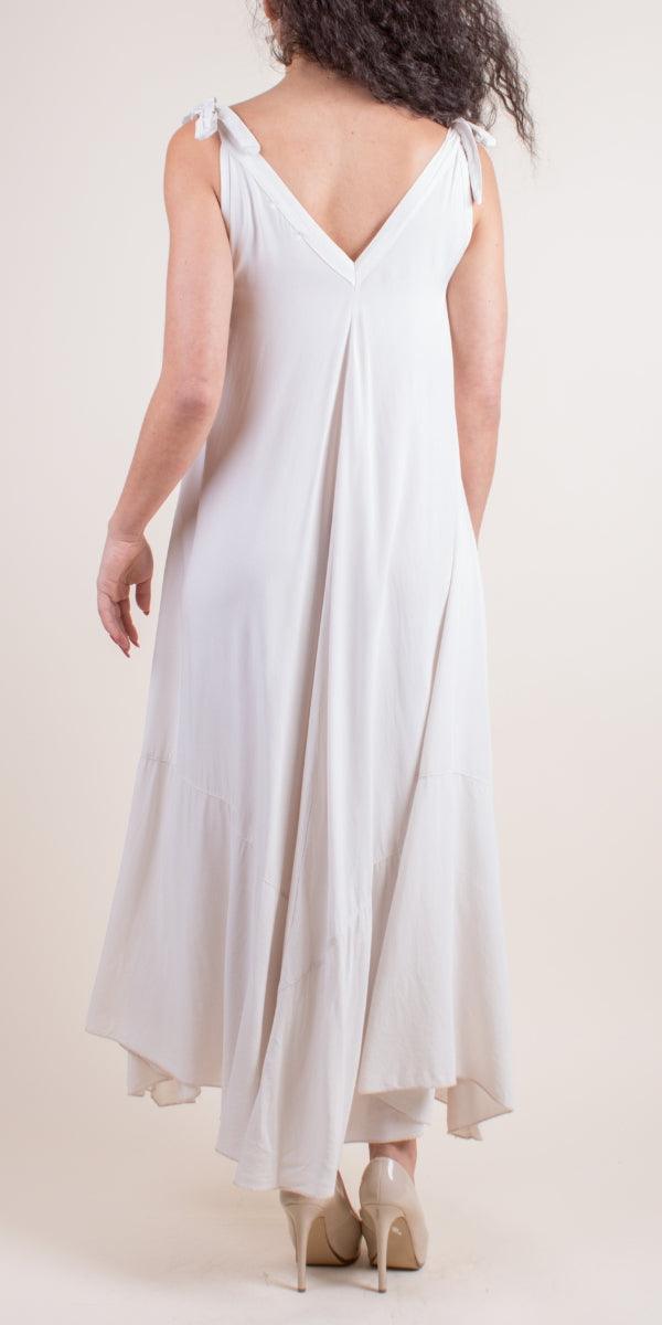 Da Amico Maxi Dress - Gigi Moda - Made in Italy # dress, Gigi Moda, Made in Italy, Maxi, Maxi Dress, maxi length, Sleeveless, V Neck