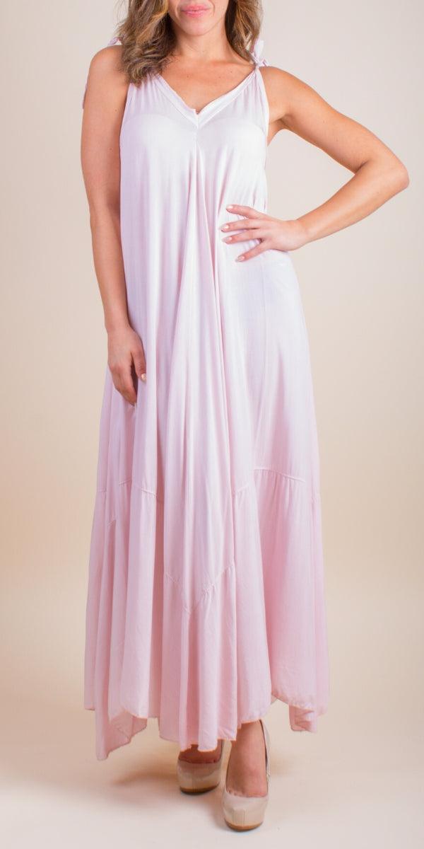 Da Amico Maxi Dress - Gigi Moda - Made in Italy # dress, Gigi Moda, Made in Italy, Maxi, Maxi Dress, maxi length, Sleeveless, V Neck