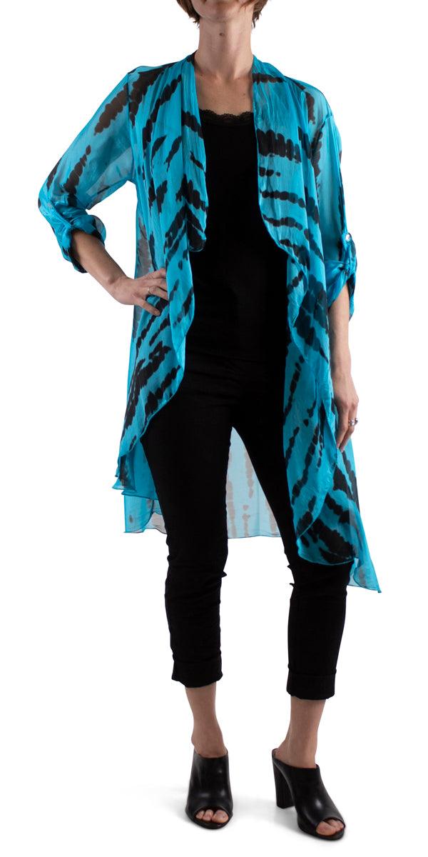 Womens tie dye discount cardigan