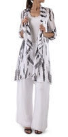 Portici Stripe Tie-Dye Cardigan - Shop Gigi Moda - Made in Italy # cardigan, Gigi Moda, long cardigan, Made in Italy, silk, Tie Dye
