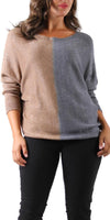 Argento Dual-Toned Sweater
