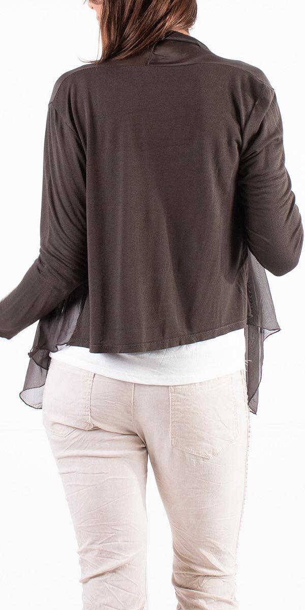 Shoona Cardigan - Gigi Moda - Made in Italy # Cardigan, free shipping, Gigi Moda, handwash, Made in Italy, OS, Silk, spring, summer, washable