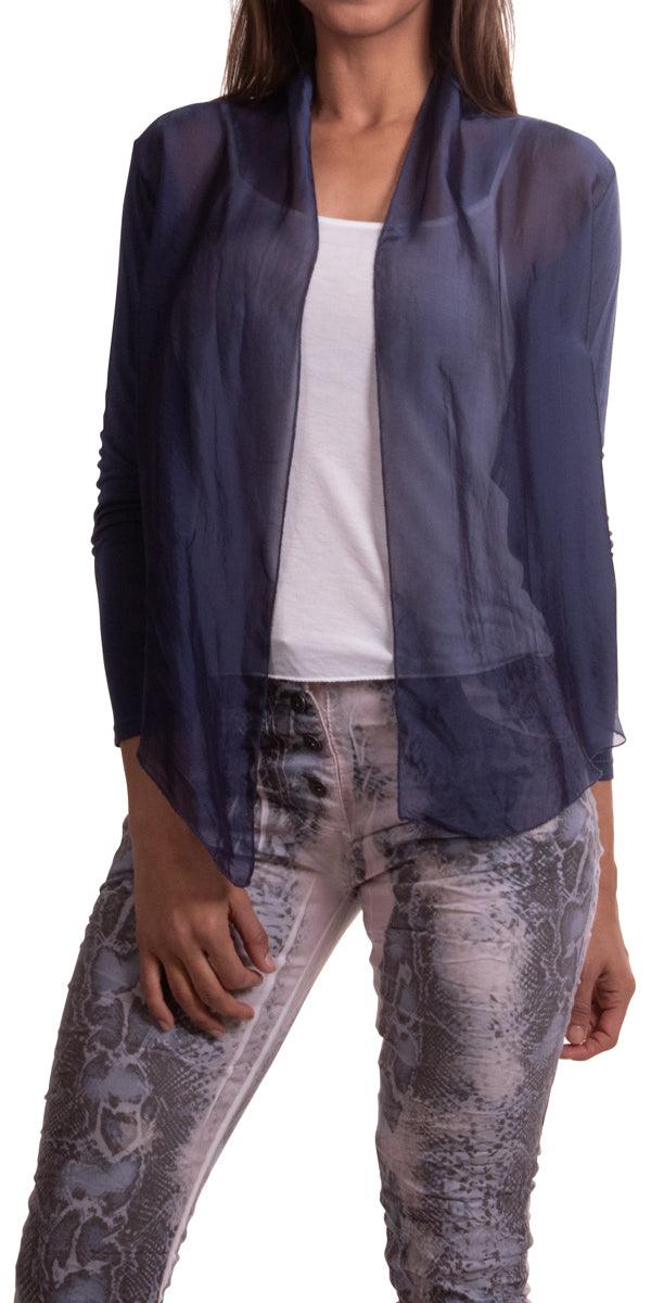 Shoona Cardigan - Gigi Moda - Made in Italy # Cardigan, free shipping, Gigi Moda, handwash, Made in Italy, OS, Silk, spring, summer, washable