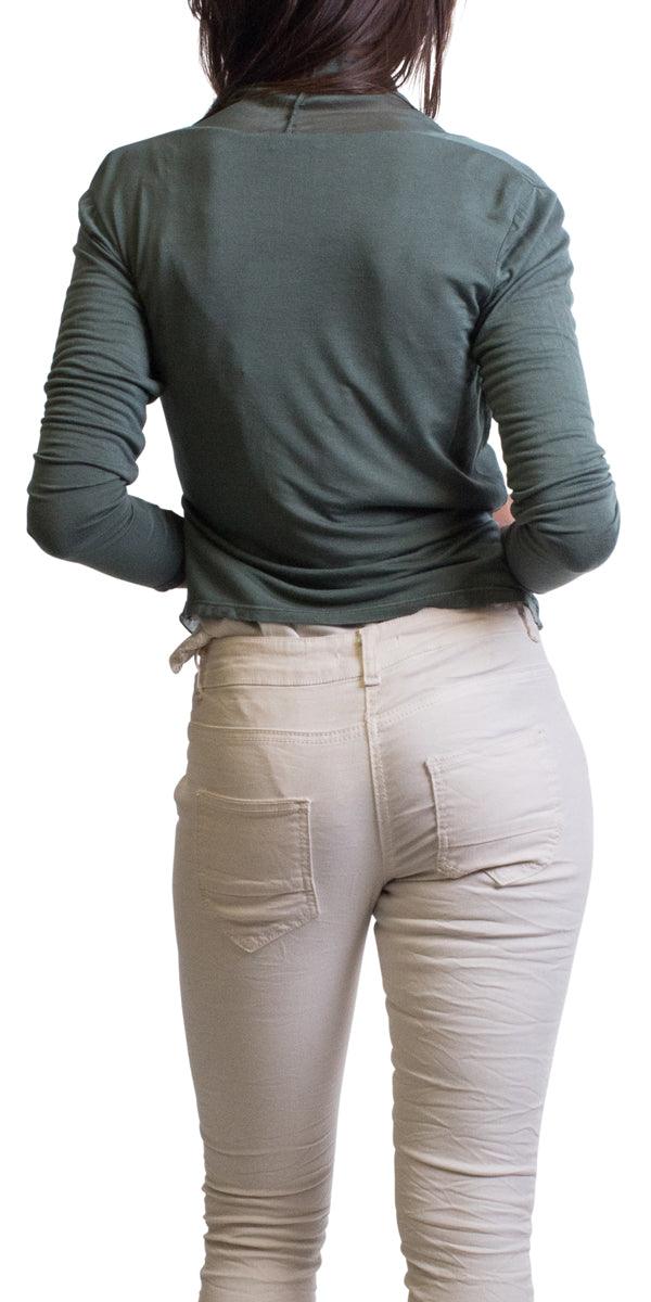 Shoona Cardigan - Gigi Moda - Made in Italy # Cardigan, free shipping, Gigi Moda, handwash, Made in Italy, OS, Silk, spring, summer, washable