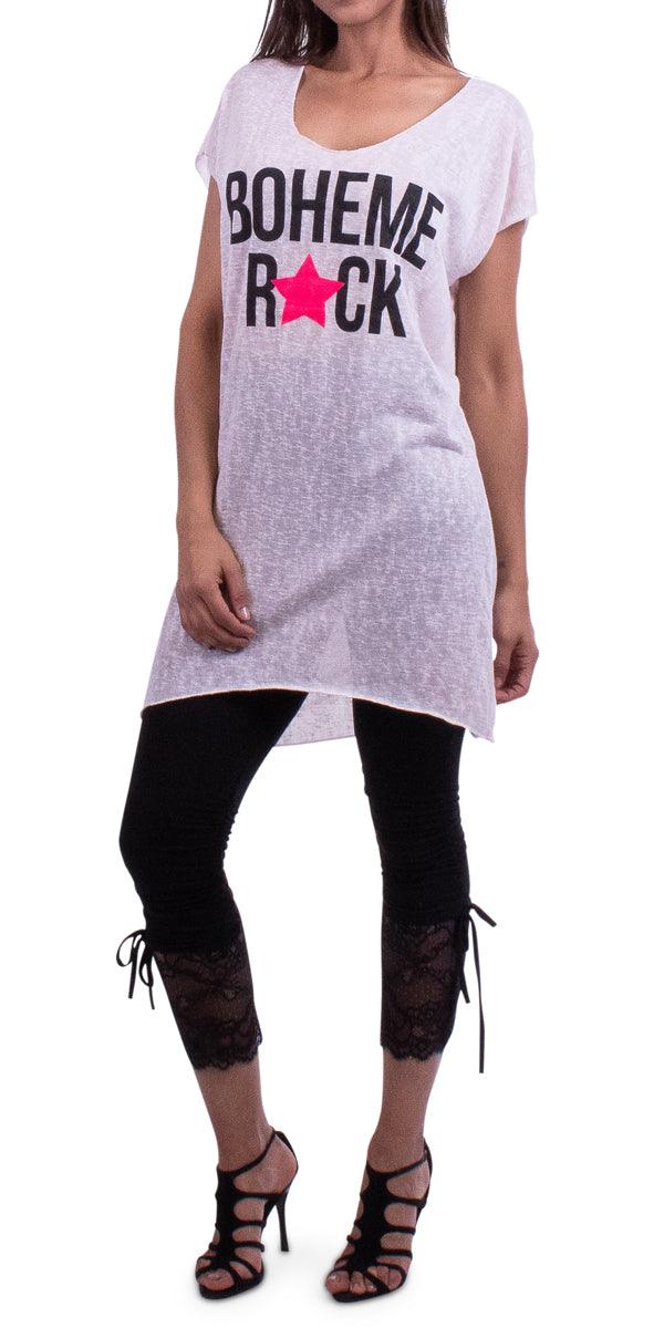 Lia Cover Up - Gigi Moda - Made in Italy # 6072, beach, black, blue, Boheme, california, Cover Up, fall, fashion, free shipping, hot pink, made in italy, olive, one size, polyester, Rock, short sleeve, spring, summer, viscose, white