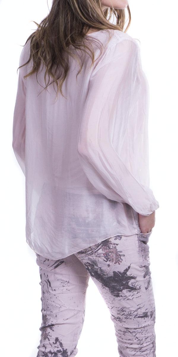 Varcare Blouse - Gigi Moda - Made in Italy # 100% Silk, Blouse