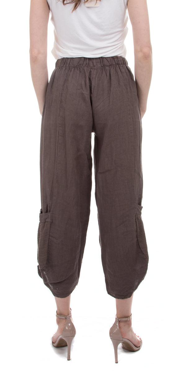 BALLOON PANTS ZW COLLECTION - taupe brown