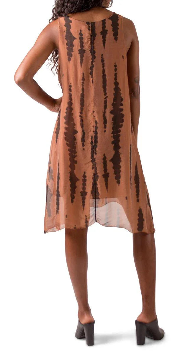 Chiara Tie Dye Dress Blue