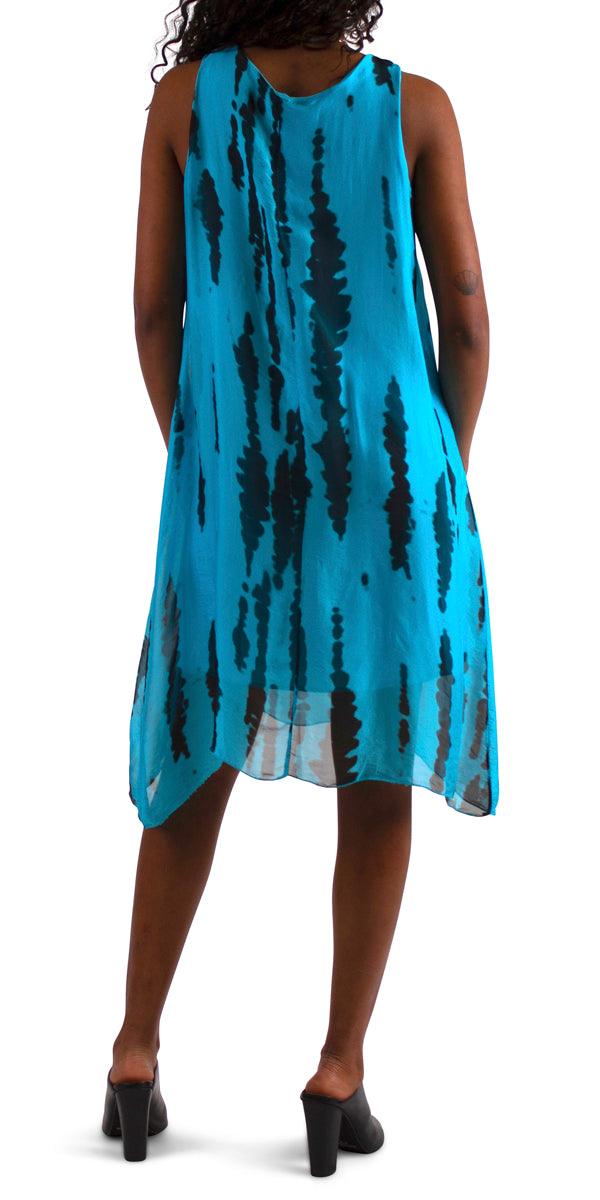 Chiara Tie Dye Dress - Gigi Moda - Made in Italy # comfy dress, Dress, fall, Gigi Moda, gigi moda. made in italy, italian clothes, Italian Clothing, Made in Italy, maxretail, one size, shop gigi moda, shop online, Tie Dye, woman, womans clothing, women clothes, womens clothing