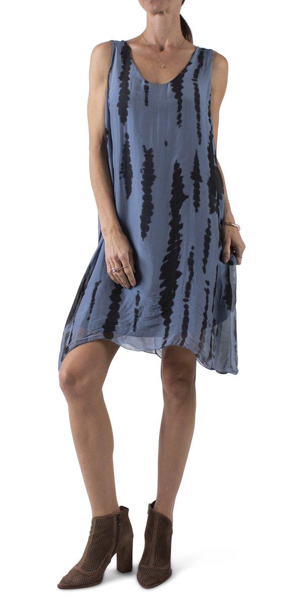 Chiara Tie Dye Dress - Gigi Moda - Made in Italy # comfy dress, Dress, fall, Gigi Moda, gigi moda. made in italy, italian clothes, Italian Clothing, Made in Italy, maxretail, one size, shop gigi moda, shop online, Tie Dye, woman, womans clothing, women clothes, womens clothing