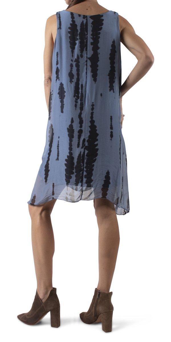 Chiara Tie Dye Dress - Gigi Moda - Made in Italy # comfy dress, Dress, fall, Gigi Moda, gigi moda. made in italy, italian clothes, Italian Clothing, Made in Italy, maxretail, one size, shop gigi moda, shop online, Tie Dye, woman, womans clothing, women clothes, womens clothing