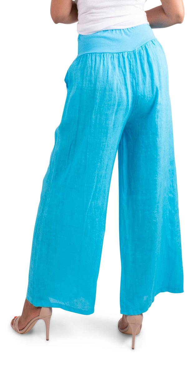 Vieste Linen Pants - Shop Gigi Moda - Made in Italy