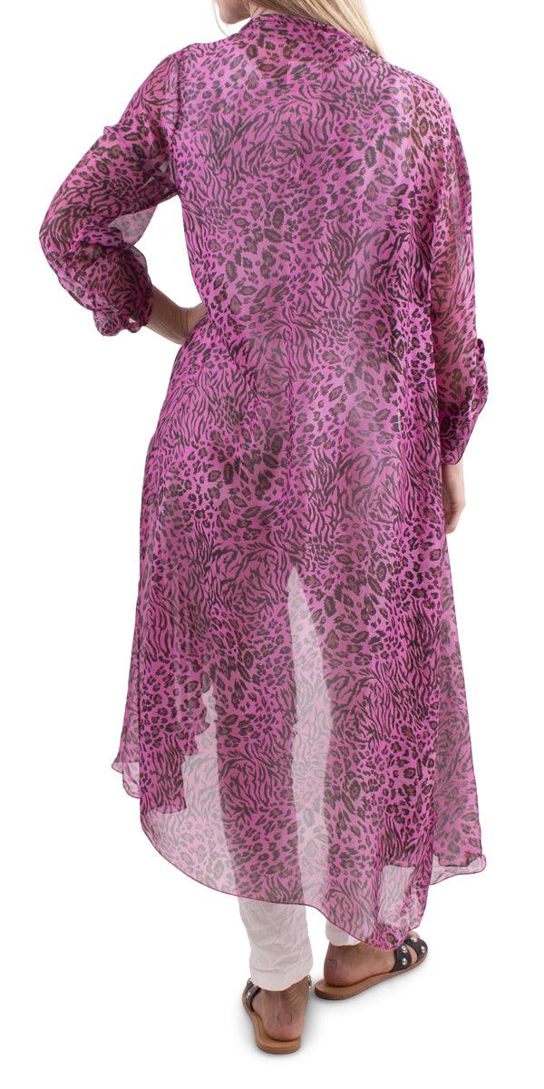 Amalfi Cardigan - Gigi Moda - Made in Italy # Blouse, free shipping, Gigi Moda, italian top, Jacket, Made in Italy, one size, OS, resort wear, Silk, Sleeves, Top, washable