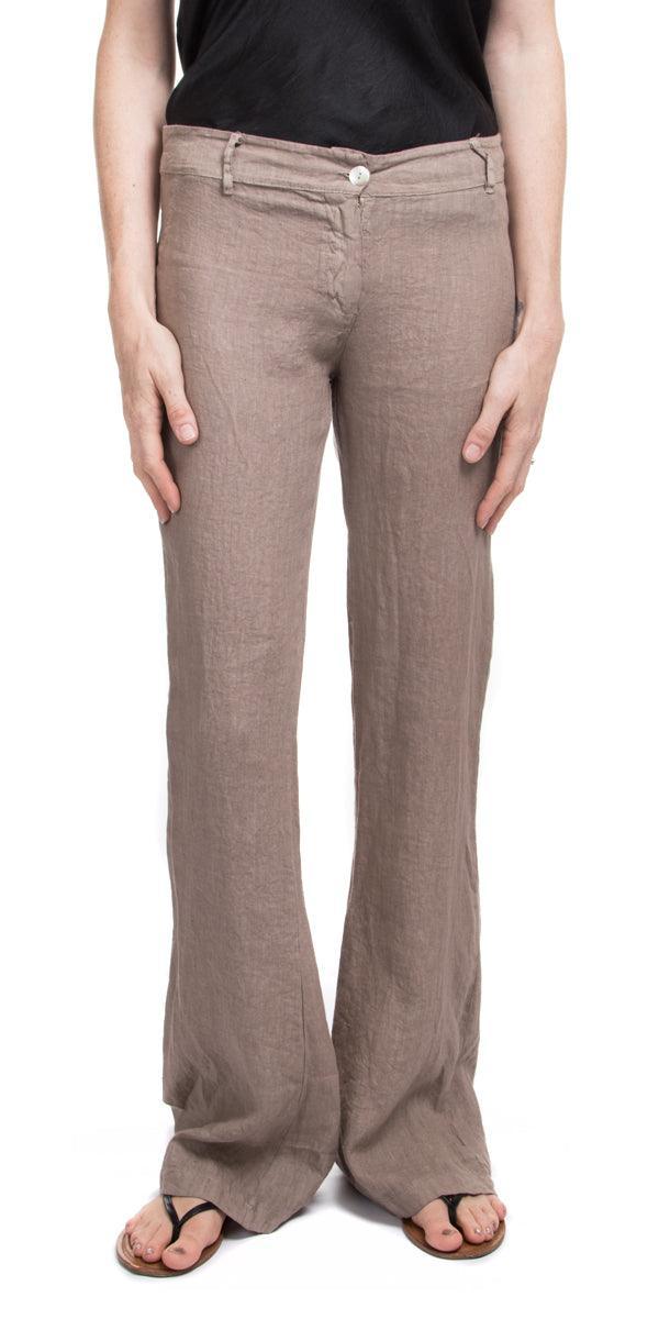 Angelina Pant - Gigi Moda - Made in Italy # 100% Linen, Gigi Moda, Italian pant, Linen, Made in Italy, OS, Pants