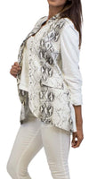 Gaia Snake Skin Jacket - Shop Gigi Moda - Made in Italy # cotton, decorative pockets, jacket, Made in Italy, snake pattern, snake skin