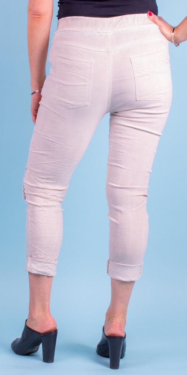 Toppa Sequin Pants - Gigi Moda - Made in Italy # cropped pant, Cropped pants, drawstring pant, drawstring pants, free shipping, Gigi Moda, Made in Italy, one size, OS, Pants, Sequins, Tie waist, washable