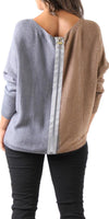 Argento Dual-Toned Sweater