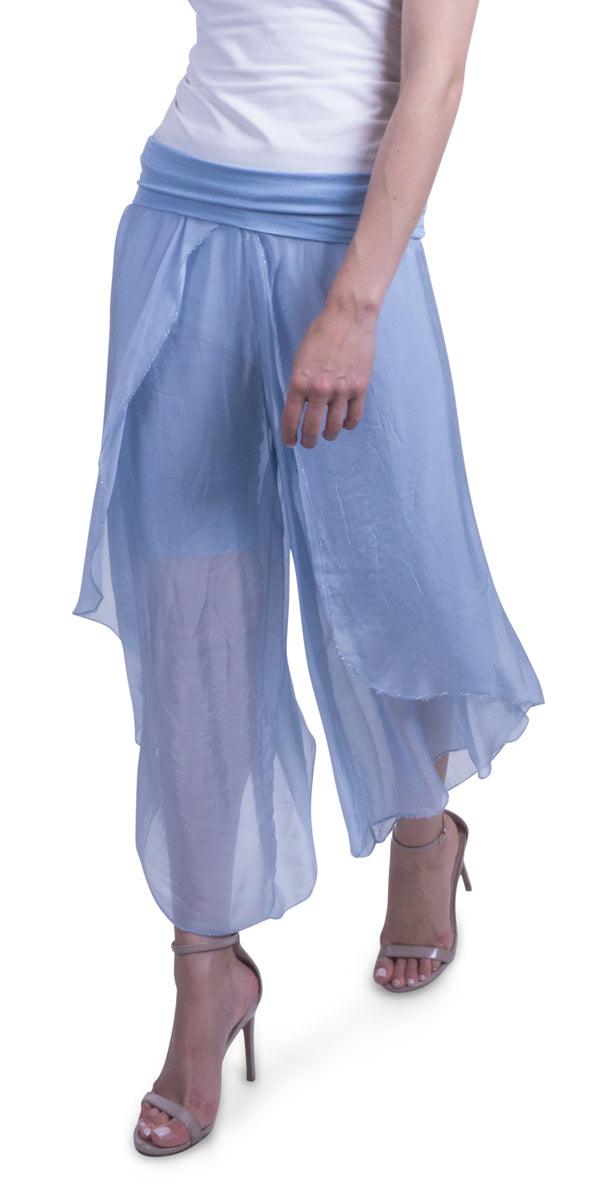Selena Silk Pant - Gigi Moda - Made in Italy # 100% Silk, Gigi Moda, Made in Italy, one size, OS, Pants, Silk