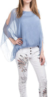 Seta Spalla Blouse - Shop Gigi Moda - Made in Italy # Blouse, Drape, Made in Italy, OS, Top