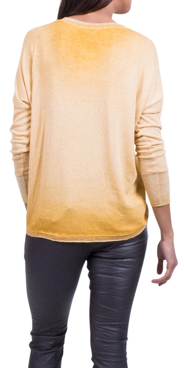 Jolie Top - Gigi Moda - Made in Italy # Blouse, Gigi Moda, hand wash, Made in Italy, one size, OS, Sleeves, Top, washable
