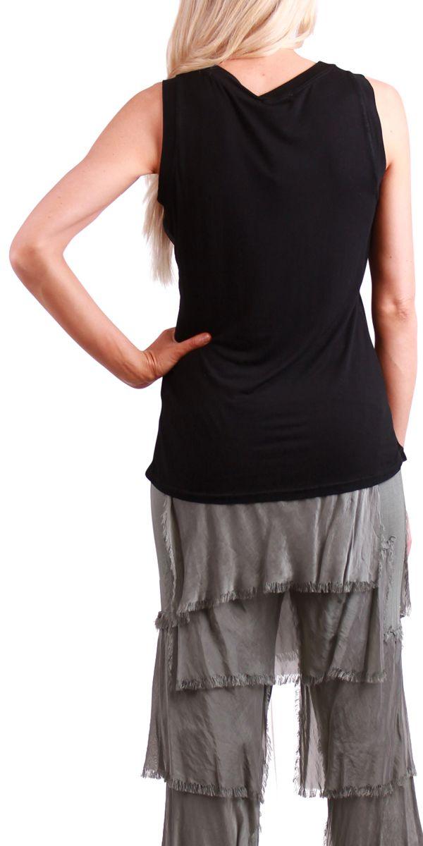 Nola Tank - Gigi Moda - Made in Italy # basics, Gigi Moda, Made in Italy, OS, silk, stretch, summer top, tank