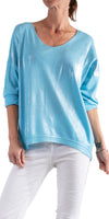 Alexis Long Sleeve Shimmery Top - Shop Gigi Moda - Made in Italy # Blouses, Comforatable fit, Made in Italy, metallic shine, shimmer, Tops, Womans clothing