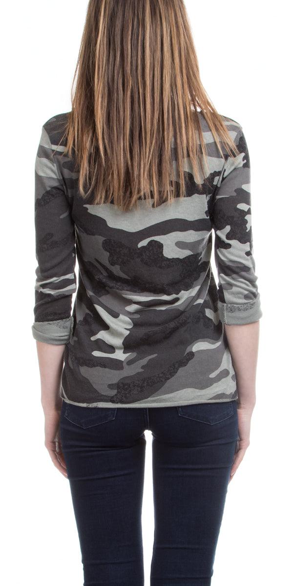 Byanca Knit - Gigi Moda - Made in Italy # Camo, Gigi Moda, Knit, Made in Italy, OS, Prints, Sweater, Top