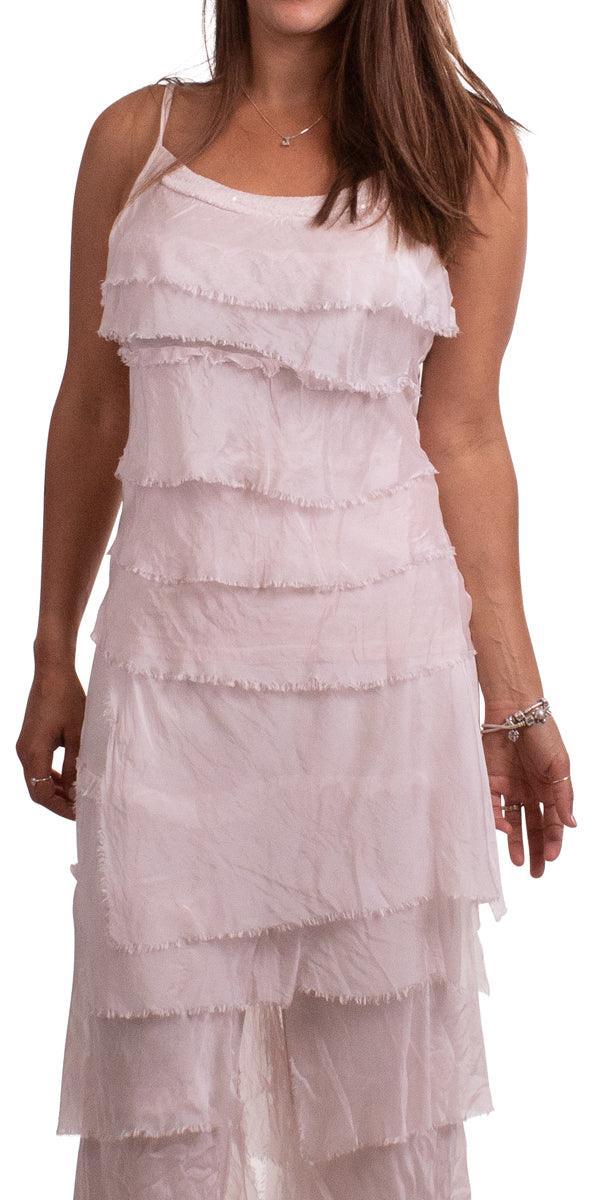 Pisa Spaghetti Strap Top - Gigi Moda - Made in Italy # 100% Silk, Blouse, free shipping, Made in Italy, one size, Silk, Sleeveless, summer, Top